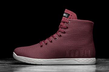 Women's Nobull High-Top Cabernet Arctic Trainers Dark / Red | SG K3029O